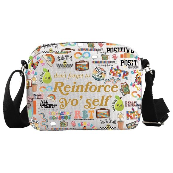 Rbt Gift Registered Behavior Technician Crossbody Bag Behavior Analyst Gift XD - Picture 1 of 7
